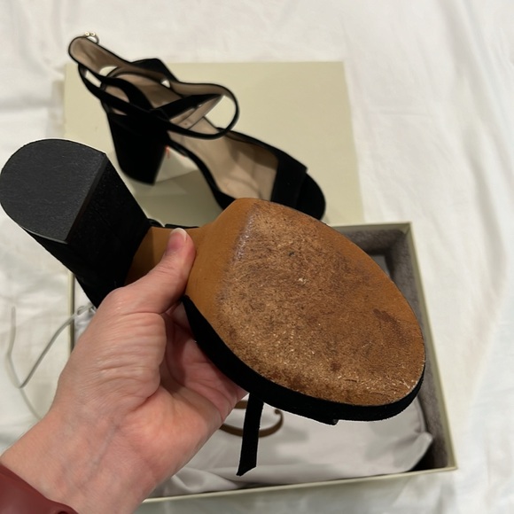 M. Gemi The Notte Nuova in black suede platform heel - Picture 9 of 9